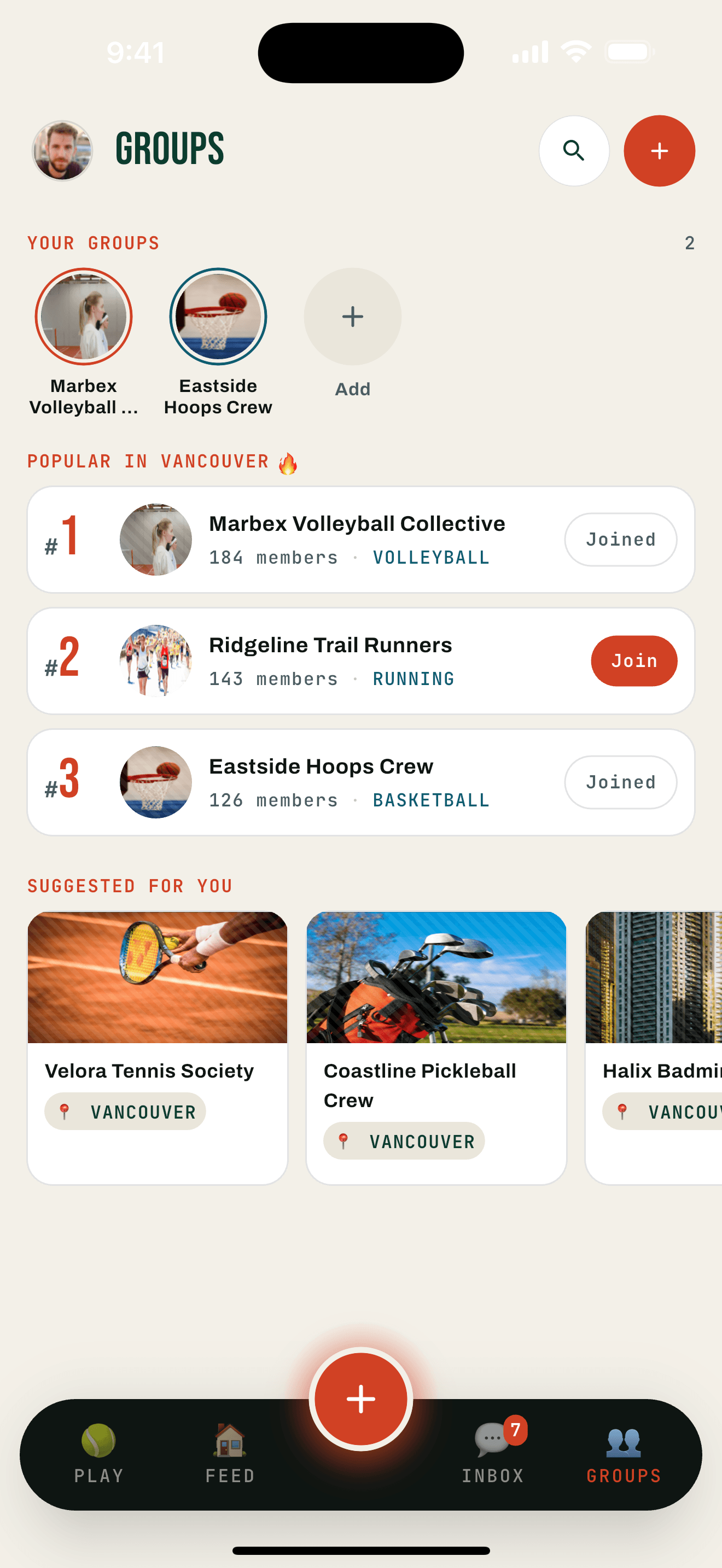 TapNGame Communities tab